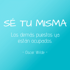 Sé tu misma